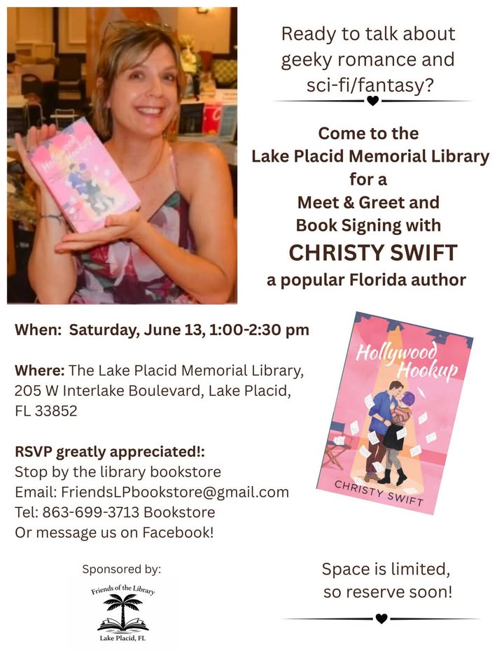 Library friends signing